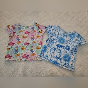 Boutique Sweet petunia clothing disne tops, Minnie Mouse and Daisy Duck sz 10